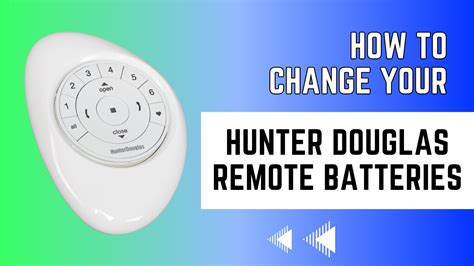 How to Pair a Pebble Remote Hunter Douglas (Gen 2) Powerview Shade