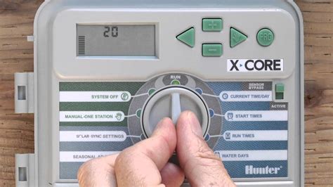 How To Program Hunter X Core Controller Lawn Sense