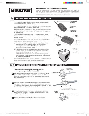 How To Set A Moultrie Deer Feeder Timer