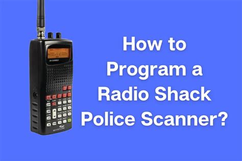 How to Program a Radio Shack TripleTrunking Scanner CitizenSide