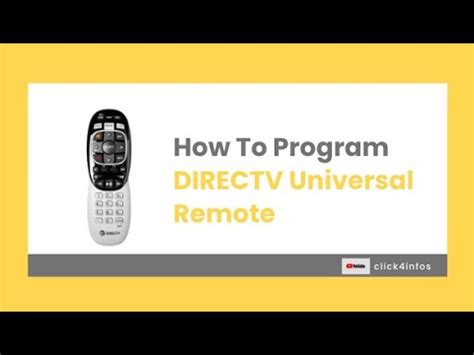 How to Program Your DIRECTV Remote Detail Guide