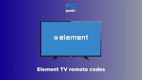 Effortless Guide to Program Your Element TV Remote