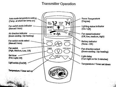 How To Use Hampton Bay Ceiling Fan Remote