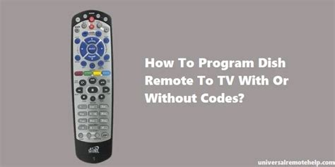 How to Program a Dish Remote to Work on TV2 Healing Picks