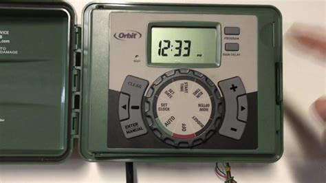 How To Program an Orbit 1Outlet Hose Faucet Timer (24600) YouTube