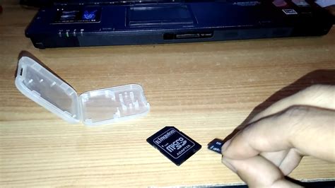 How to safely insert & remove micro sd card in laptop YouTube