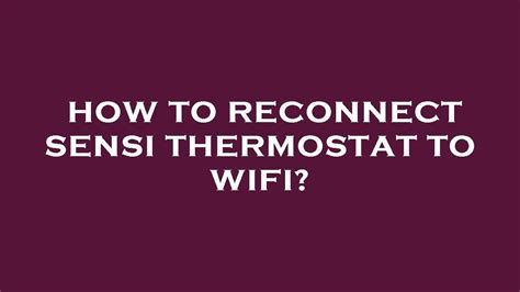 How to Connect a Honeywell Thermostat to WiFi 11 Steps