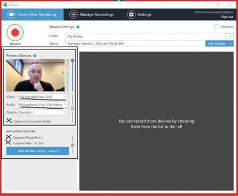 how to record a video lecture on laptop