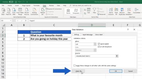 How To Delete A Dropdown List In Excel SpreadCheaters