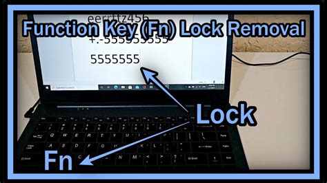 how to remove function key lock in acer laptop