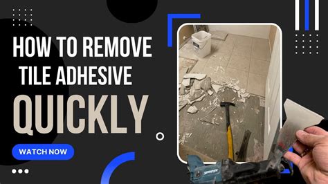 How to remove Ceramic Tile Glue YouTube