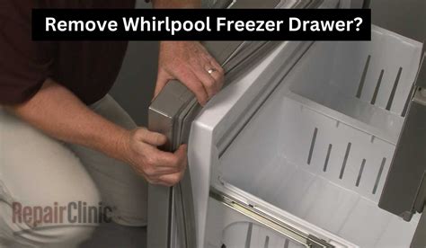 How to Remove the Top Freezer Drawer YouTube