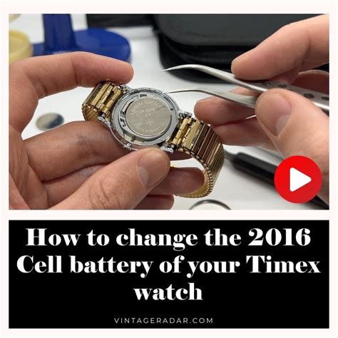 How to change a battery on a Timex alarm watches Watch Repair Channel