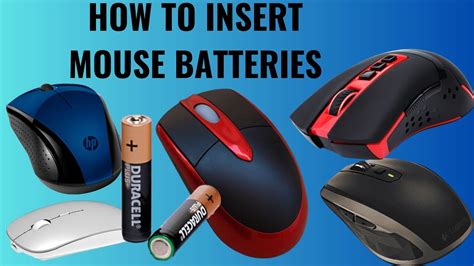 How to replace a wireless mouse battery. YouTube