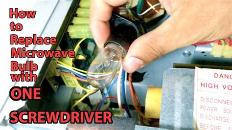 How Do You Replace An Interior Microwave Light