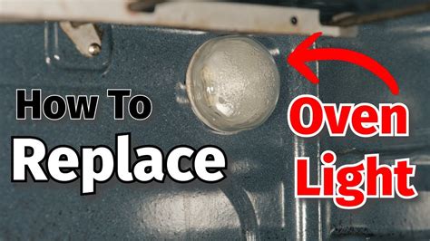How to replace GE oven light bulb receptacle WB08T10026