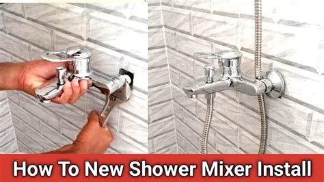 Bravat Gold Shower Valve Mixer Installation Instructions