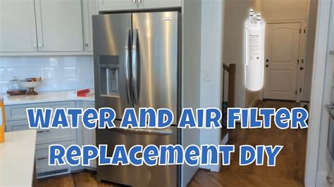 How to Change a Frigidaire Refrigerator Water and Air Filter YouTube
