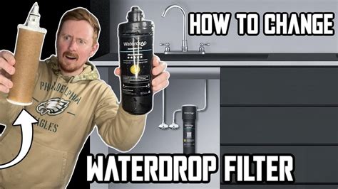 How to Replace the Filter Cartridge of Waterdrop A1? YouTube