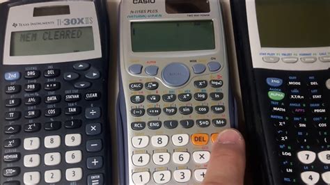 How to Reset a Scientific or Graphing Calculator YouTube