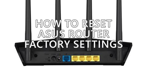 Reset Router to Factory Default Configuration (How to) YouTube