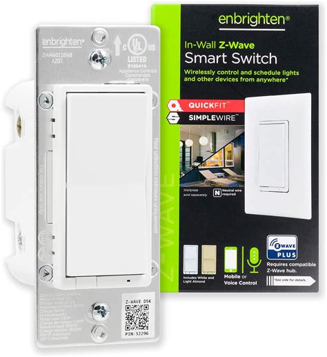 Enbrighten ZWave Smart Rocker Light Switch Smart Lighting
