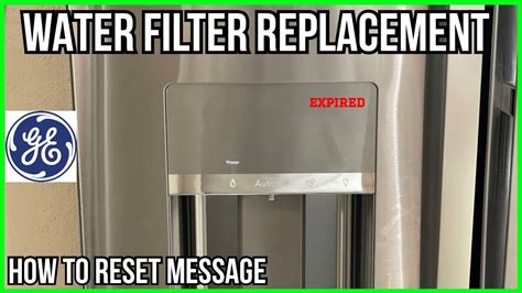 How To Reset Water Filter Light On Ge Fridge at David Fuchs blog
