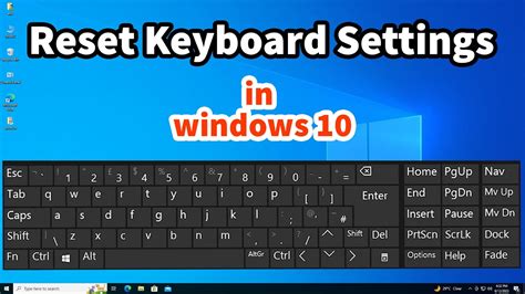 how to reset keyboard settings on acer laptop