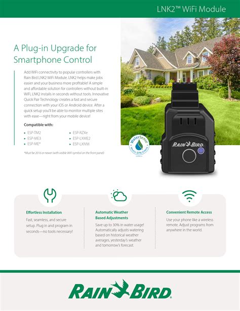 ESPTM2 6sone outomatiese besproeiingsprogrammeerder Rain Bird + Wifi