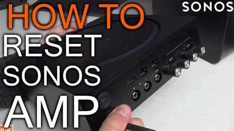 How To Reset Sonos Speakers A Full Guide