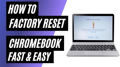 How to Reset a Chromebook to Factory Settings