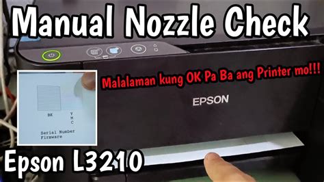 Epson Expression Home XP2100 How to Print a Nozzle Check Test Page