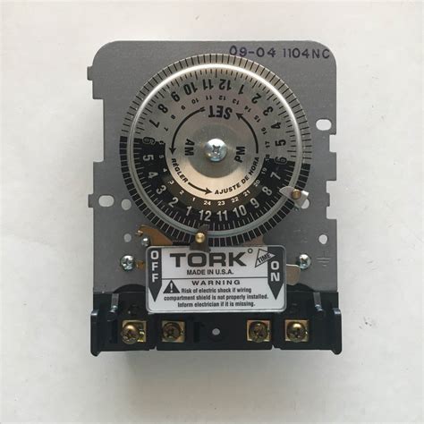 TORK Plug In Timer, White, Min. Time Setting 1 min, Max. Time Setting