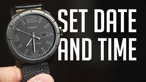 Timex How To Set Day