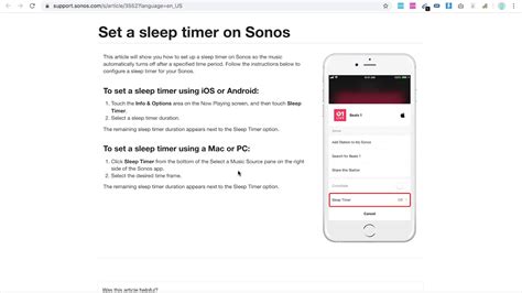 Sonos bedtime scene with sleep timer for the Home Center 3 by Joep Verhaeg