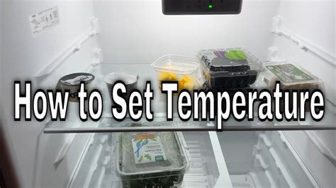 Whirlpool® Refrigeration Freezer Temperature Controls YouTube