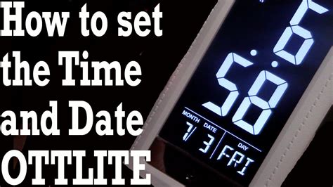 Ottlite LED White Desk Lamp with Clock and Wireless Charging Station