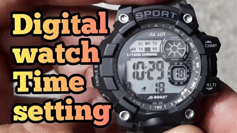 How to Set the Time and Date on a Casio Watch Part 24 YouTube