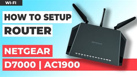 NETGEAR Nighthawk AC1900 R6900 Initial Setup & Config YouTube