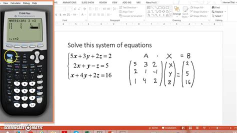 How to Solve Equations on TI 84 Plus CE! YouTube
