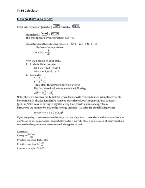TI 83 or 84 Lesson 1 Entering Numbers in Scientific Notation YouTube