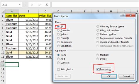 Change columns to rows in excel kdaboost