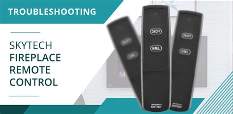 skytech fireplace remotes