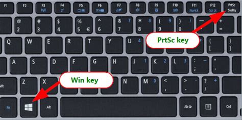 how to take screenshot in laptop in acer
