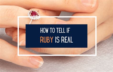 3 Ways to Tell if a Ruby is Real wikiHow