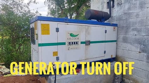 Turn Off Generac Standby Generator
