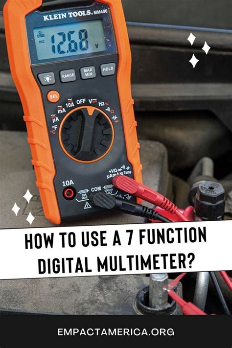 Harbor Freight 7 Function Digital Multimeter Product Manual