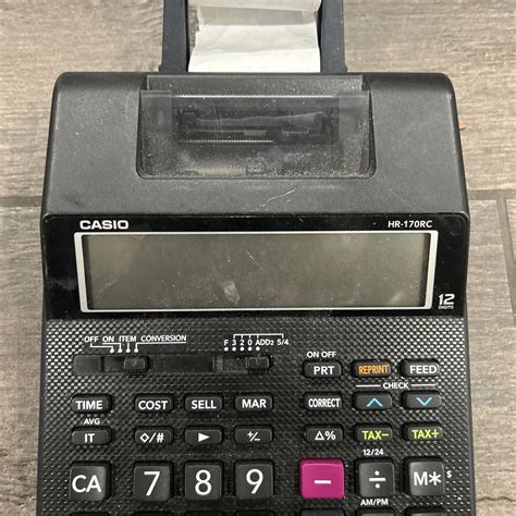 Casio HR170RC Printing Calculator eBay