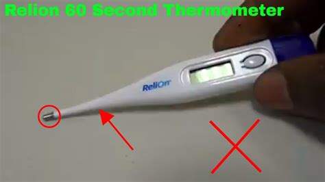 How To Use ReliOn 60 Second Thermometer Review YouTube