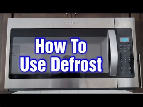 Best Defrost Settings For Your Microwave Oven